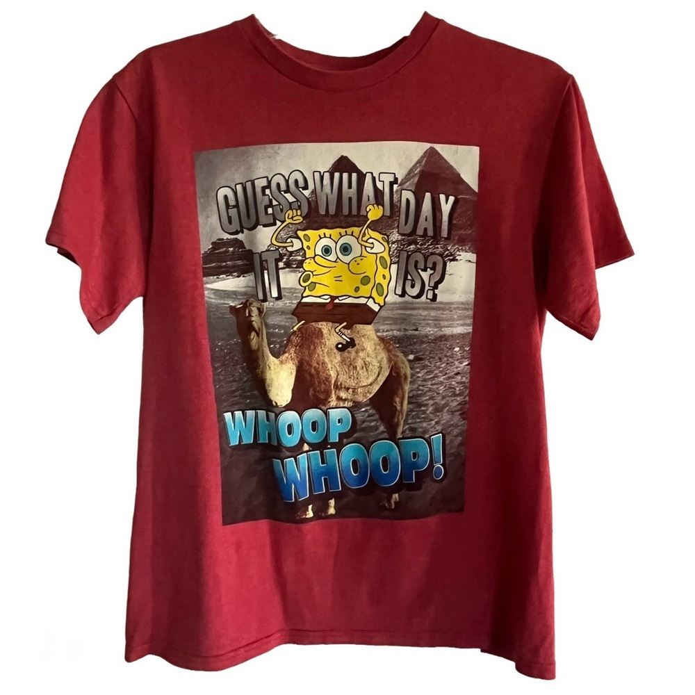 SpongeBob SquarePants Rare Collab w Hump Day Camel Collector Edition Vintage Tee